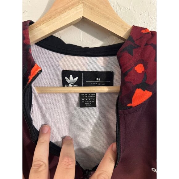 Adidas Her Studio London Cropped Floral Sweater - Picture 7 of 10